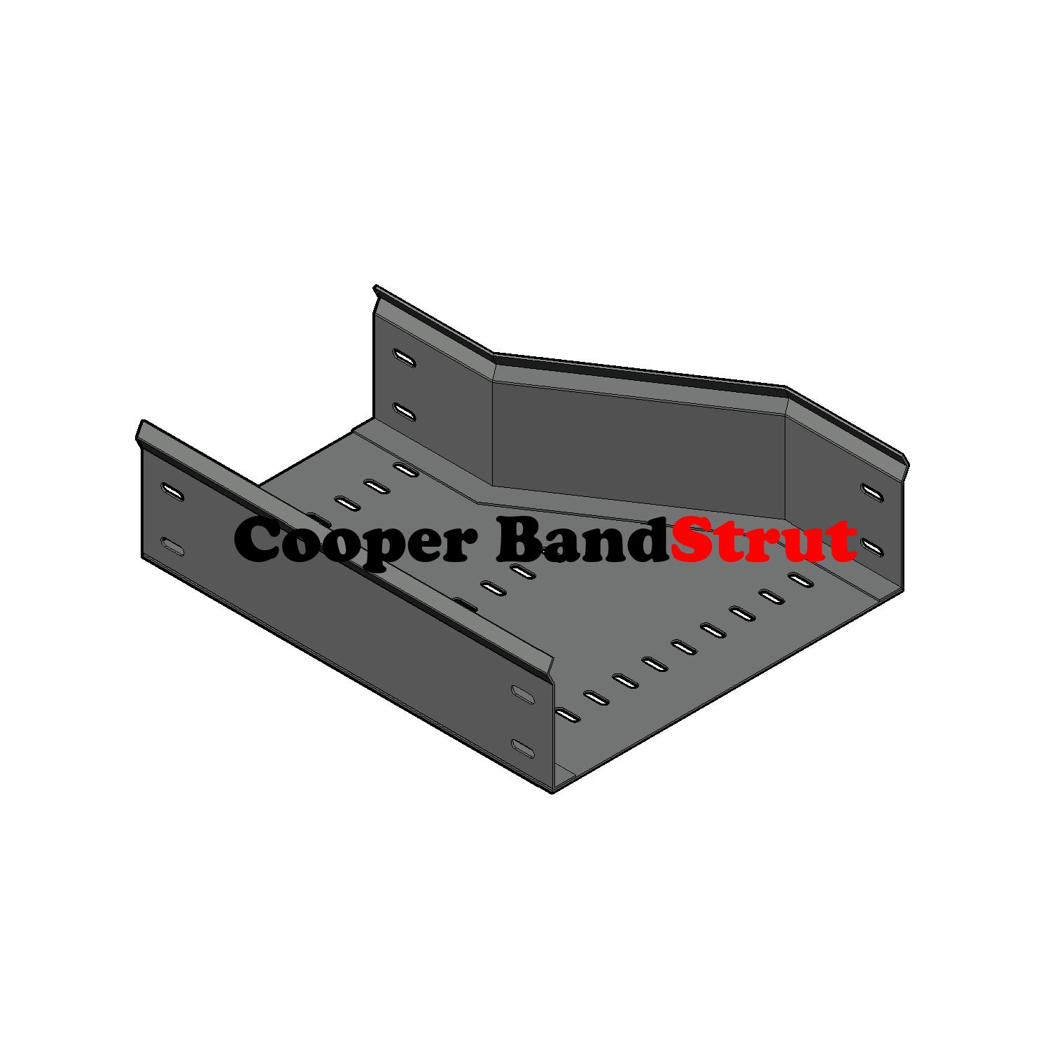 Accesorio reducción derecho Ranurado bandejas portacable